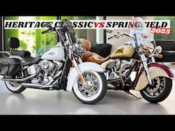 2025 Harley-Davidson Heritage Classic 117 vs Indian Springfield | Iconic Cruisers Face Off