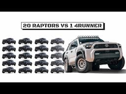 20 Raptors vs NEW 2025 4Runner in Mexico!