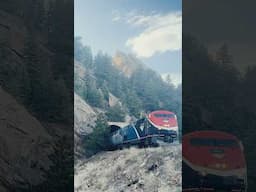 Don’t get hit by the train on your morning commute #climbing #bouldering