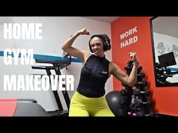 DIY Home Gym Makeover - BEFORE & AFTER - Thrift Diving