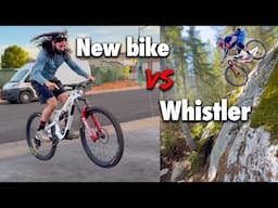 Breaking in my new bike with some Whistler double black tech!