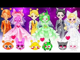 If Disney Princesses Dress Up Incredibox Sprunki Fashion | DIY Paper Dolls Fashion