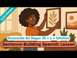 A1/A2 Spanish Conversational Lesson for Beginners | Home Decor: Ir+a+infinitivo