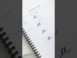 How To Flourish The Letter A In Calligraphy ✨ Using Flourish Formulas #calligraphy