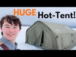 Alaska Hot-Tent Camping on the Ice | Coody Koala 7 #hottent #rbmoutdoors #rbmtent