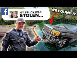 She Lost Her GMC Truck to Thieves… We Pulled It Out of a Swamp! (Tow Recovery)