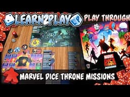 Learn to Play Presents: Play Through of Marvel Dice Throne Missions