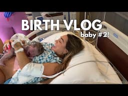 BIRTH VLOG 2025! Labor & Delivery of Our 2nd Baby Boy! REAL & RAW | Julia & Hunter Havens