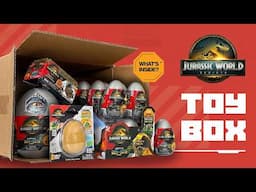 WHAT'S IN THE BOX? Jurassic World Rebirth New Mystery Figure Eggs Toy Unboxing / collectjurassic.com