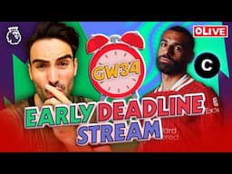 Q&A DEADLINE DECISIONS | FREE HIT | WILDCARD ACTIVE | BLANK GAMEWEEK 34