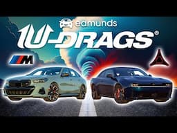 Edmunds U-Drags: Dodge Charger EV vs. BMW i5 M60 | Handling, Quarter Mile & More