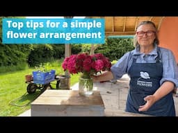 Top tips for a simple flower arrangement