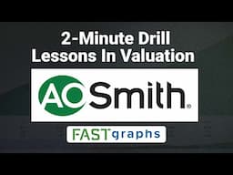 Lessons In Valuation:  2 Minute Drill - A.O. Smith Corp (AOS) | FAST Graphs