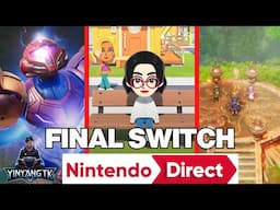 THE FINAL SWITCH Nintendo Direct MARCH 2025│LIVE REACTION│YinYangTK