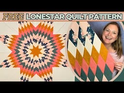 Make an EASY Lone Star Quilt Pattern | No Y Seams!