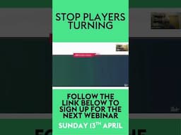 HOW TO STOP PLAYERS TURNING ⚽️ SIGN UP FOR OUR NEXT WEBINAR 🚨 #shorts