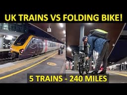 The REALITY of Taking FOLDING BIKES on UK TRAINS - Tern Link C8