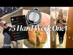 ⛈️ SURVIVIING Week 1 OF 75 HARD!  | Starting After Failing 5 Times | A Full Week of 75 Hard