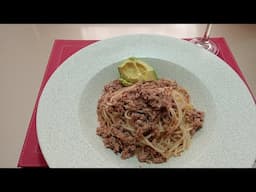 Almuerzo Rápido. Pasta con Carne