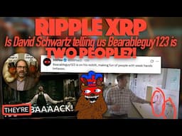 Ripple XRP: Is David Schwartz Telling Us Bearableguy123 Is Two People?