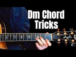 5 easy Dm Chord Riffs to sound like a pro!   a guitar lesson...