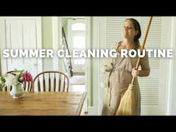 My Summer Cleaning Routine with 8 Kids