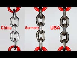 HYDRAULIC PRESS AGAINST CHAINS