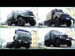 Militär Oldtimer Kolonne rollt durch Egeln- Tag der NVA 2025