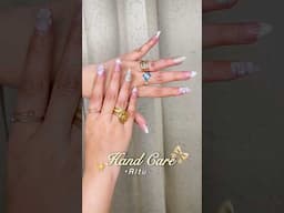 Soft, Glowy Hands in Minutes 💕🌷#handcare #selflove #selfcare #HandsOfLuxury#softhands