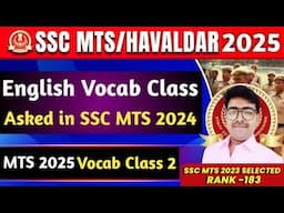 ssc mts 2025 english class | SSC MTS 2025 classes | SSC MTS 2025 prepration | ssc mts 2025 | #ssc