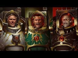 40k primarchs depicted by Dracula Flow