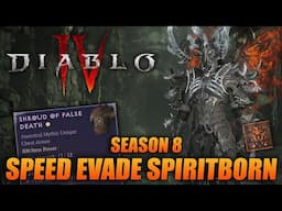 Diablo 4 Season 8 Speed Evade Spiritborn - The Quickest Slayer in Sanctuary!