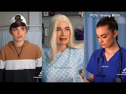 POV: GIVING BIRTH | NEW MIKAELA HAPPAS AND FRIENDS POV | FUNNY TIKTOK COMPILATIONS #POV