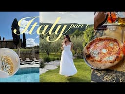 10 days in Italy (part 1): 300 year old house tour, travel day & all the pasta 🍝