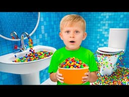 Oliver's Magic Candy Shower Adventure