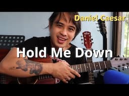 Daniel Caesar 'Hold Me Down' guitar tutorial