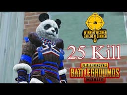 CHICKEN DINNER 25 KILL MAP ERANGEL | (Akhir Zona Di Keroyok 1 Squad) 🔥
