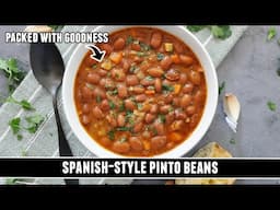 The Most FLAVORFUL Pinto Beans | Easy Recipe Using Canned Beans