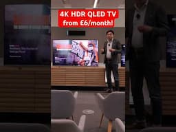 Buy a 4K HDR QLED TV from £6/month!