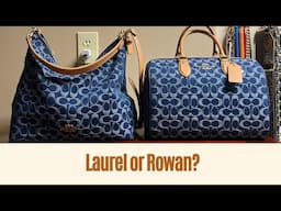 The Large Denim Rowan or the Laurel❓ Which Do You Prefer❓#autismforgabe ​⁠@Mrs.PBanks 💙❤️💛🧩