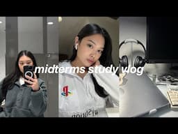 MIDTERM STUDY VLOG📖 Study tips, truth about motivation, code review & demo, university life