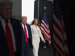 “USA!” Trump, Vance and Hegseth kick off military parade with cannons and National Anthem #shorts