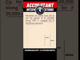 #Accountant #Interview Questions #Accounting Journal Entries #gst #taxation