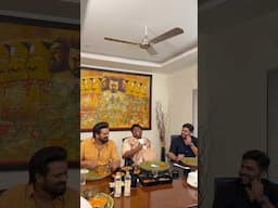 Tasty Teja with Manchu Manoj & Nara Rohit for Bhairavam movie promotion #tastyteja  #manchumanoj