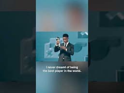 throwback to when Vinicius Junior (Vini Jr.) was named the Best FIFA Men's Player for 2024