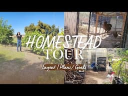 Homestead Tour & Future Plans | 5-Year Progress & Goals 🌳🏡 | Dreaming Big! #gardentrees #fruitplants