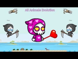 All Animals Evolution With Heartbreaker Reaper (EvoWorld.io) And Enemies