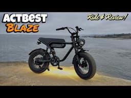 Actbest Blaze mini Moped-Style eBike Ride and Review!