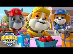 Rubble Gets Excited for Ice Cream! 🍦 w/ Charger, Wheeler & Mix | Rubble & Crew