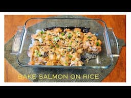 EASY TO COOK BAKE SALMON ON RICE AND JAPANESE NORI,MERRY SAKURA TV